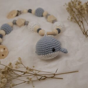 Kinderwagenkette "kleiner Wal"